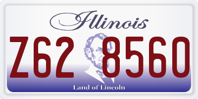 IL license plate Z628560