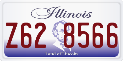 IL license plate Z628566