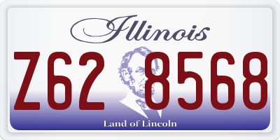 IL license plate Z628568