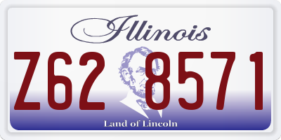 IL license plate Z628571