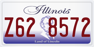 IL license plate Z628572
