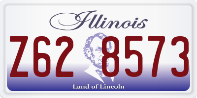 IL license plate Z628573