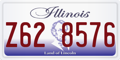 IL license plate Z628576