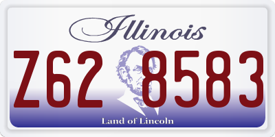IL license plate Z628583