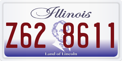 IL license plate Z628611