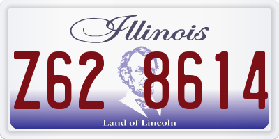 IL license plate Z628614