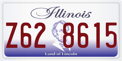 IL license plate Z628615