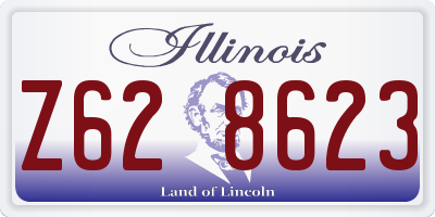 IL license plate Z628623