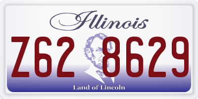 IL license plate Z628629
