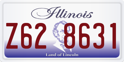 IL license plate Z628631