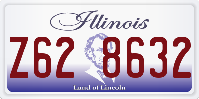 IL license plate Z628632