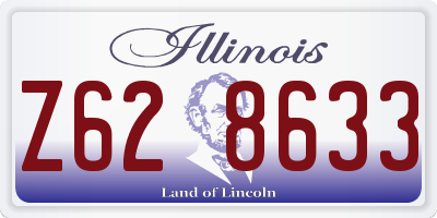 IL license plate Z628633