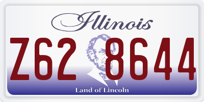 IL license plate Z628644