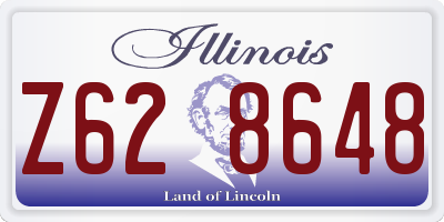 IL license plate Z628648