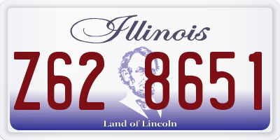 IL license plate Z628651