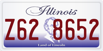 IL license plate Z628652