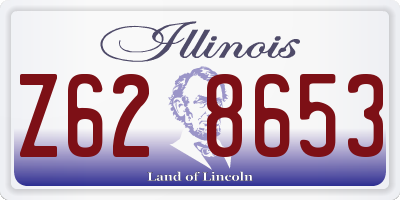 IL license plate Z628653