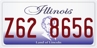 IL license plate Z628656