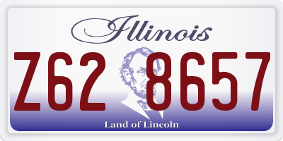 IL license plate Z628657