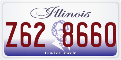 IL license plate Z628660