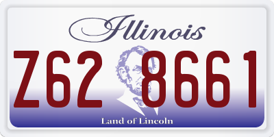 IL license plate Z628661