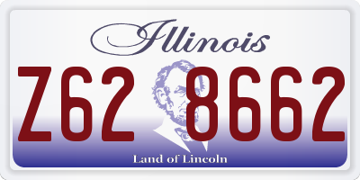 IL license plate Z628662