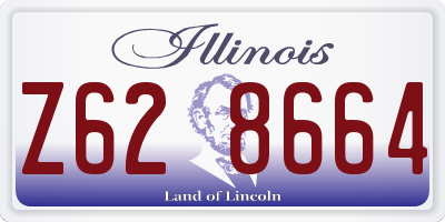 IL license plate Z628664