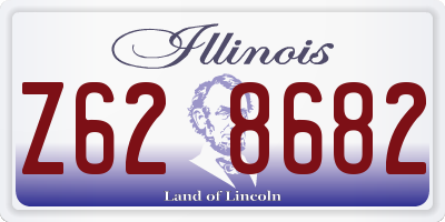 IL license plate Z628682