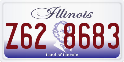 IL license plate Z628683