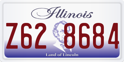 IL license plate Z628684