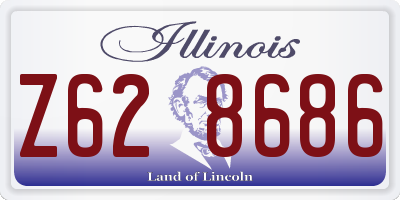 IL license plate Z628686