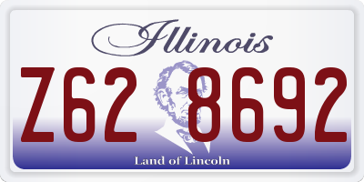 IL license plate Z628692