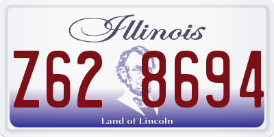 IL license plate Z628694