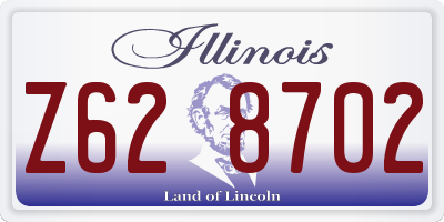IL license plate Z628702