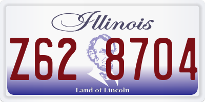 IL license plate Z628704