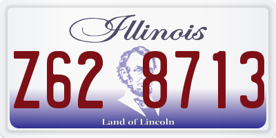IL license plate Z628713