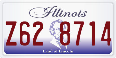 IL license plate Z628714
