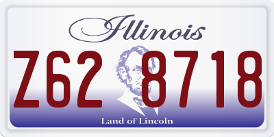 IL license plate Z628718