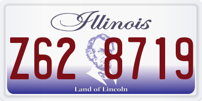 IL license plate Z628719