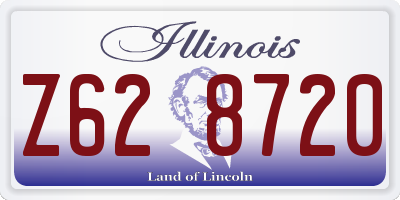 IL license plate Z628720
