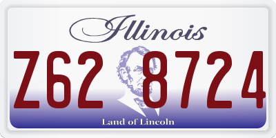 IL license plate Z628724