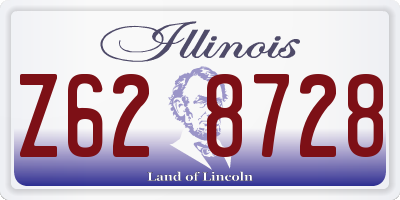IL license plate Z628728