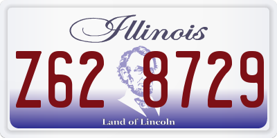 IL license plate Z628729