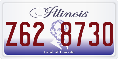 IL license plate Z628730
