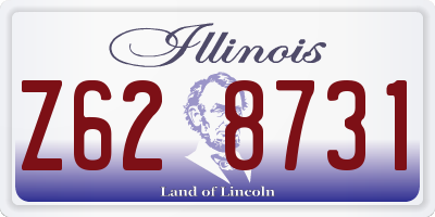 IL license plate Z628731
