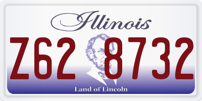 IL license plate Z628732
