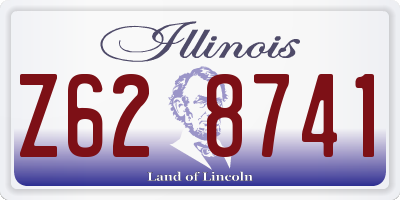 IL license plate Z628741