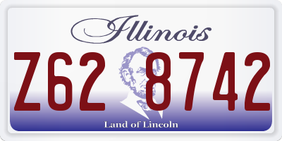 IL license plate Z628742