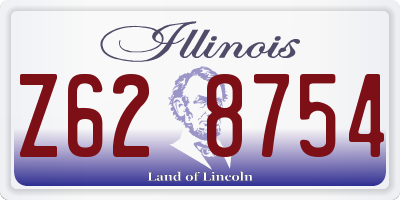 IL license plate Z628754