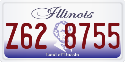 IL license plate Z628755